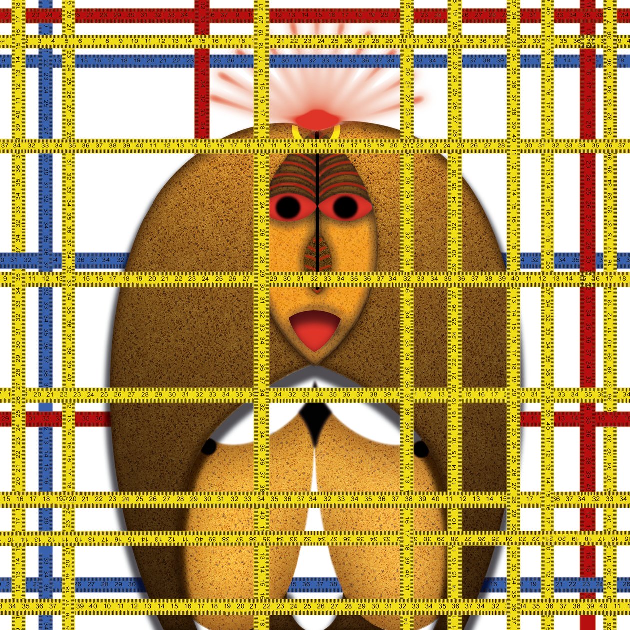 Eläinperiaate (I) - Hommage Piet Mondrian tekijältä Alexander Eibach