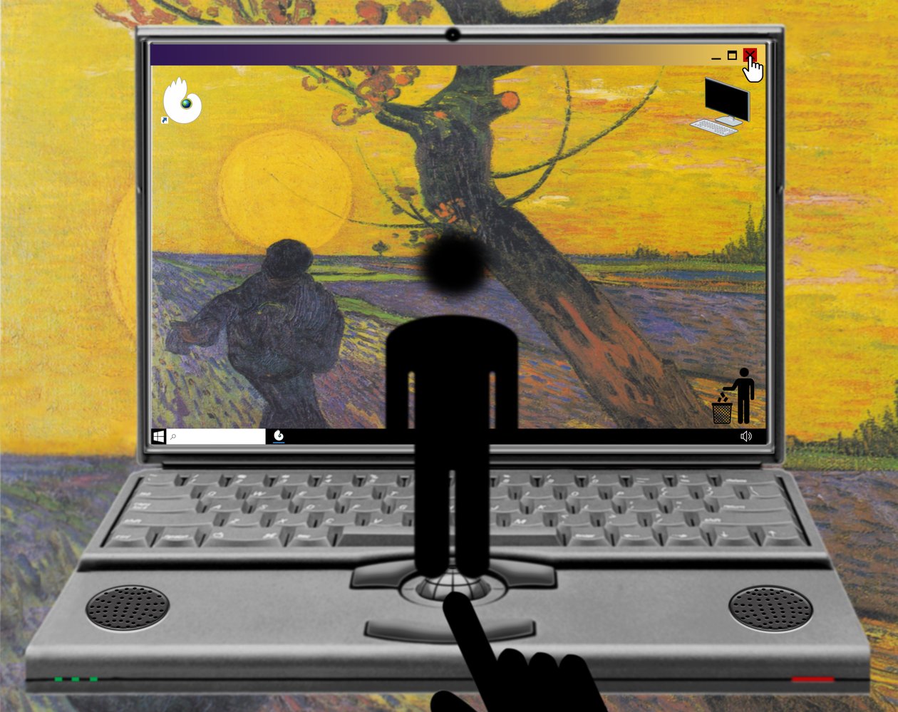 Maailman ja maan kohtaaminen (sarjasta: Windows) tekijältä Alexander Eibach