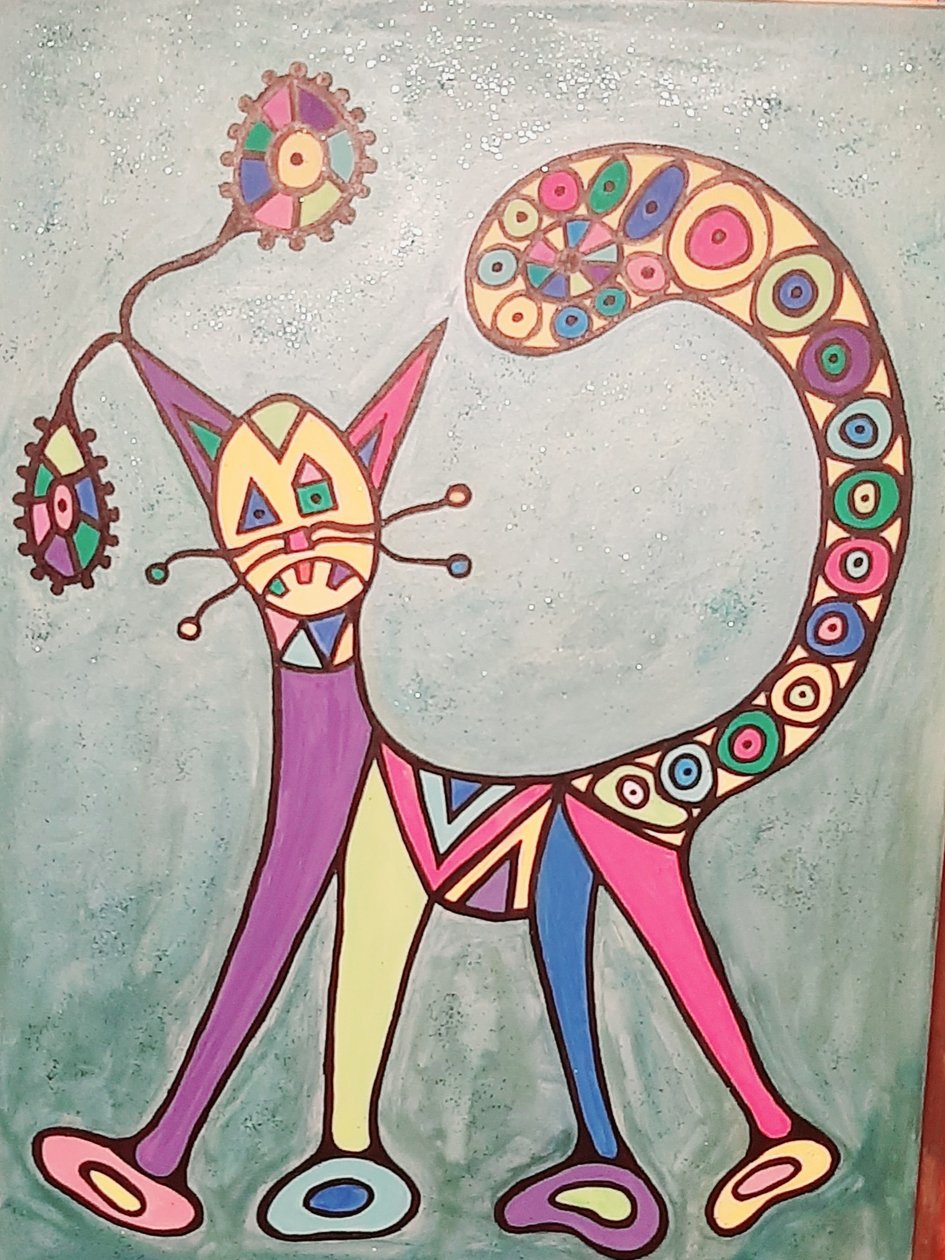 Turhautunut kissa tekijältä Steffi_Seiler_Art