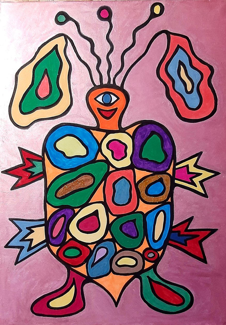 Sam-kilpikonna tekijältä Steffi_Seiler_Art