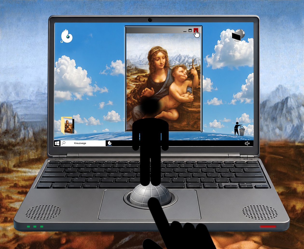 Kreuzwege (I) (aus der Serie WINDOWS) tekijältä Alexander Eibach