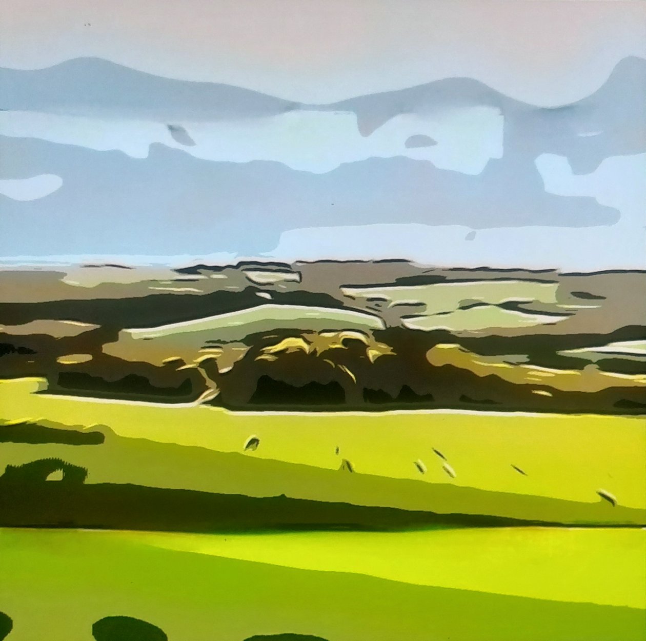 Digitale Landschaft 04 tekijältä M. Vet