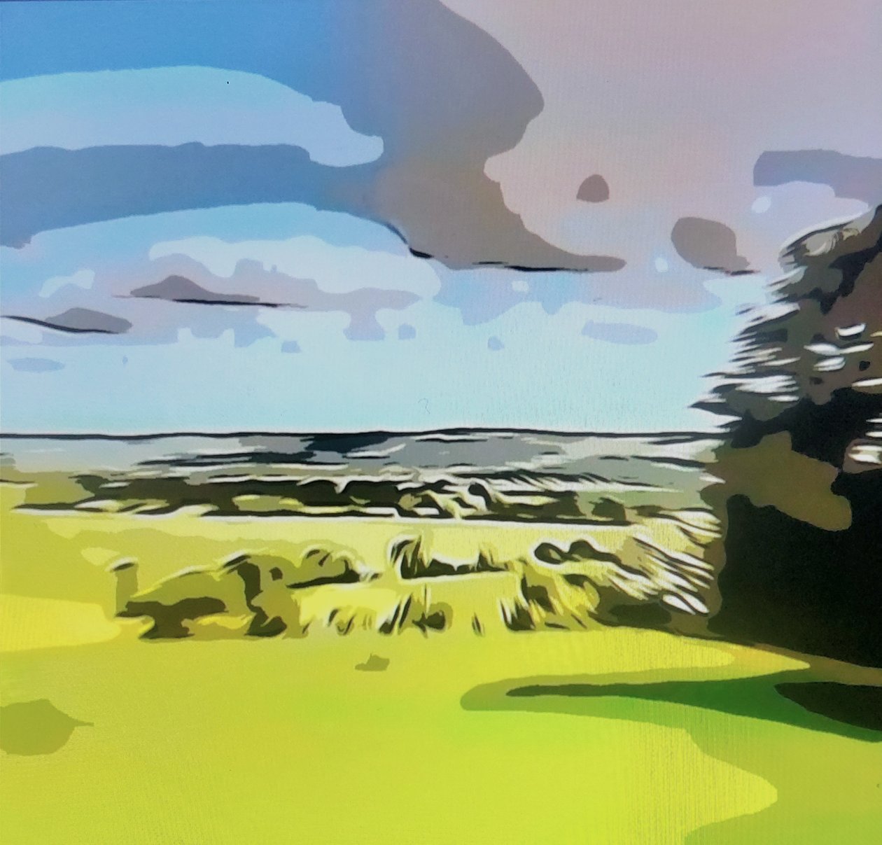 Digitale Landschaft 05 tekijältä M. Vet