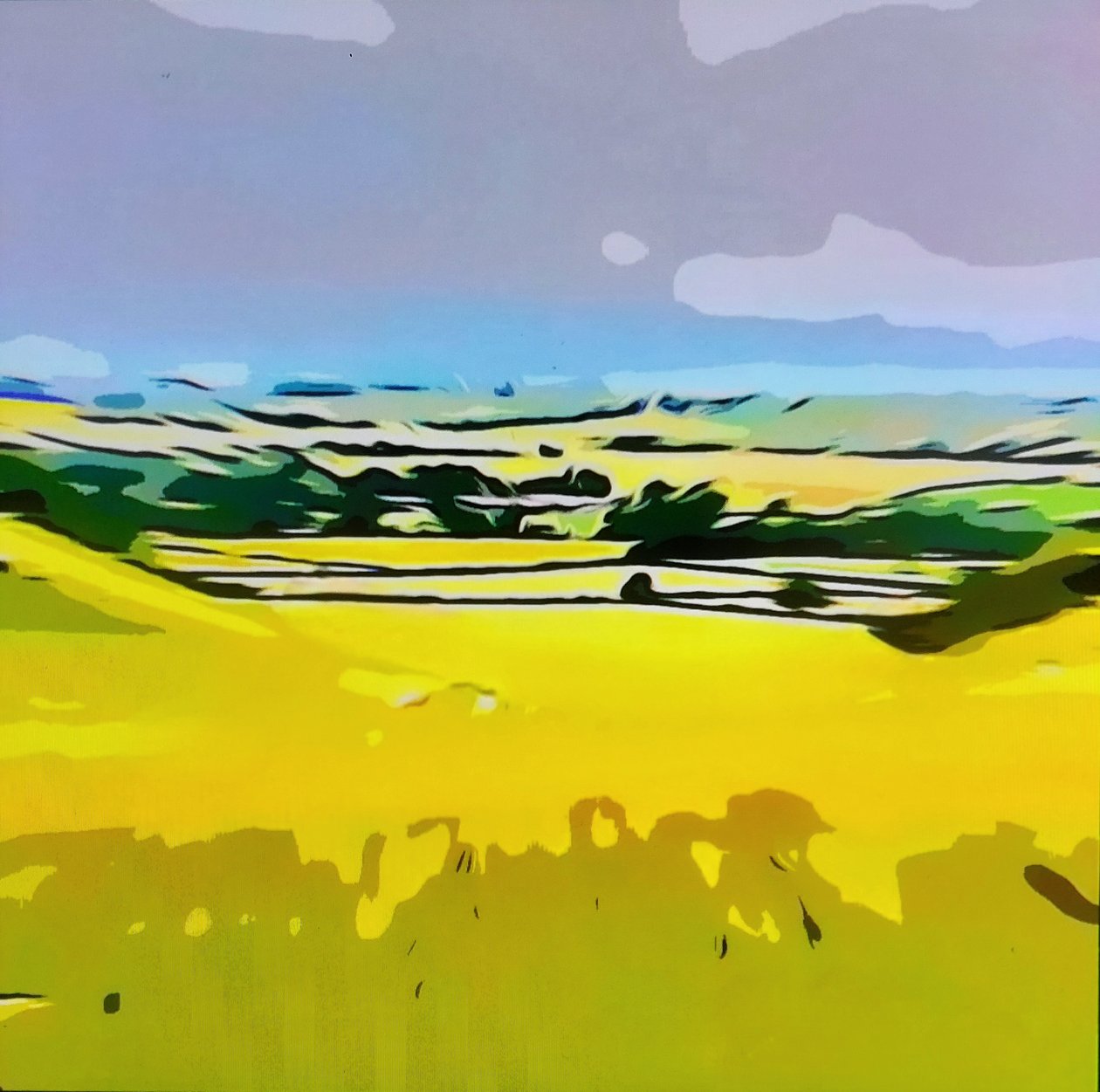 Digitale Landschaft 06 tekijältä M. Vet