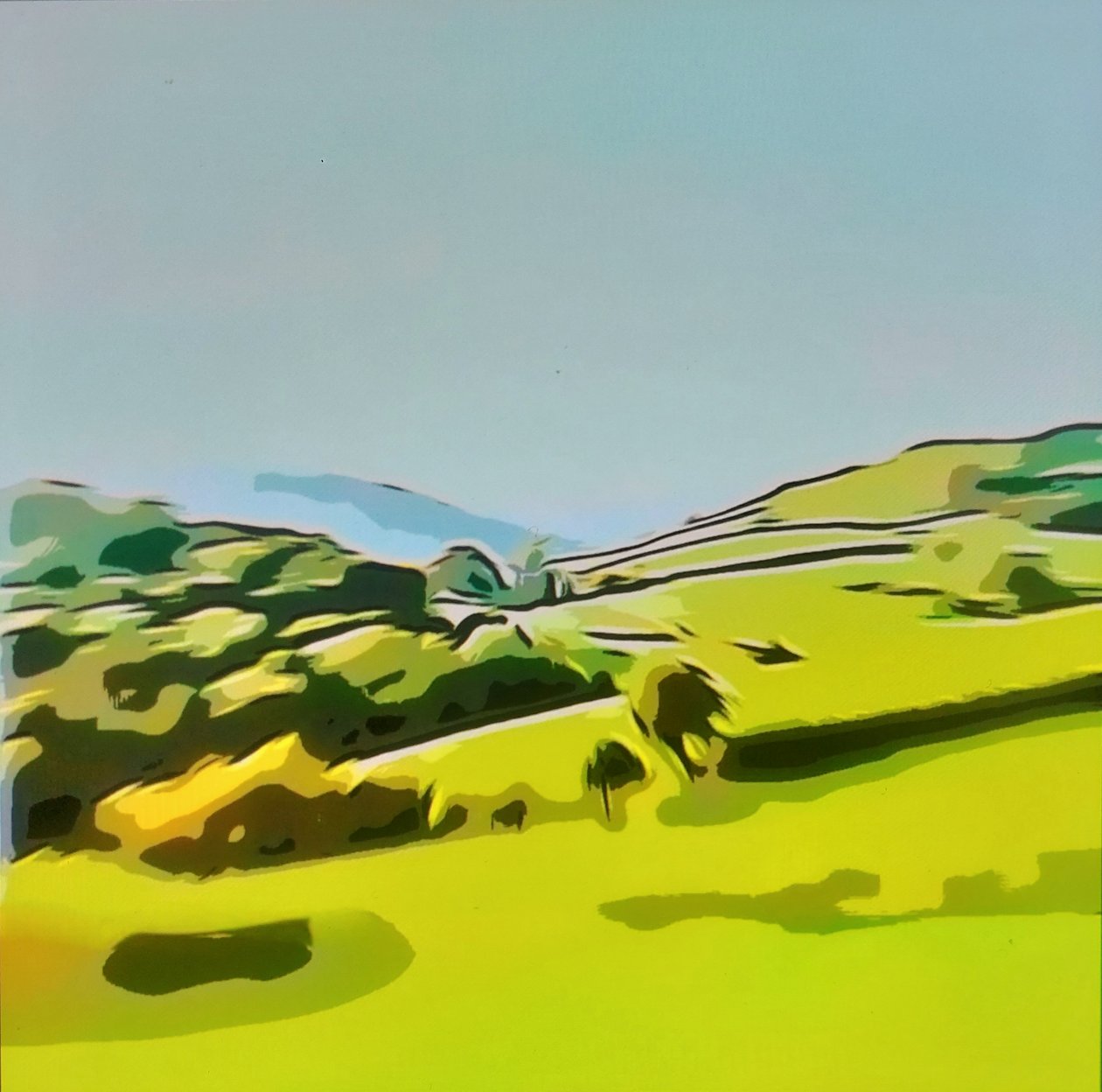 Digitale Landschaft 07 tekijältä M. Vet