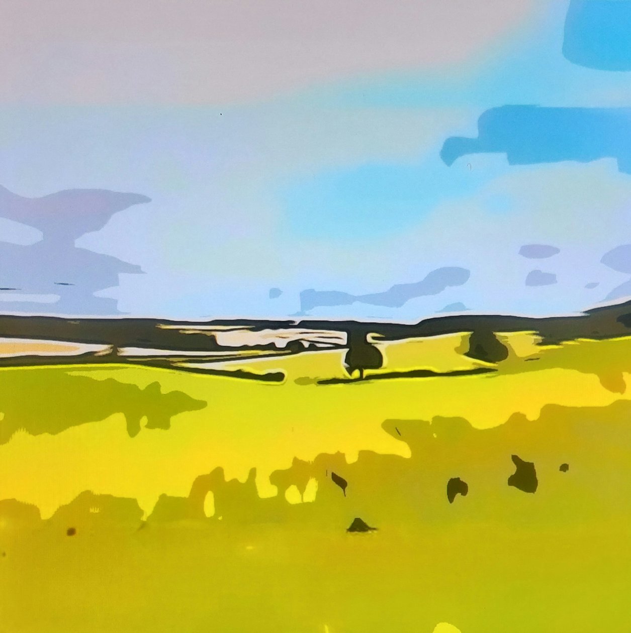 Digitale Landschaft 14 tekijältä M. Vet
