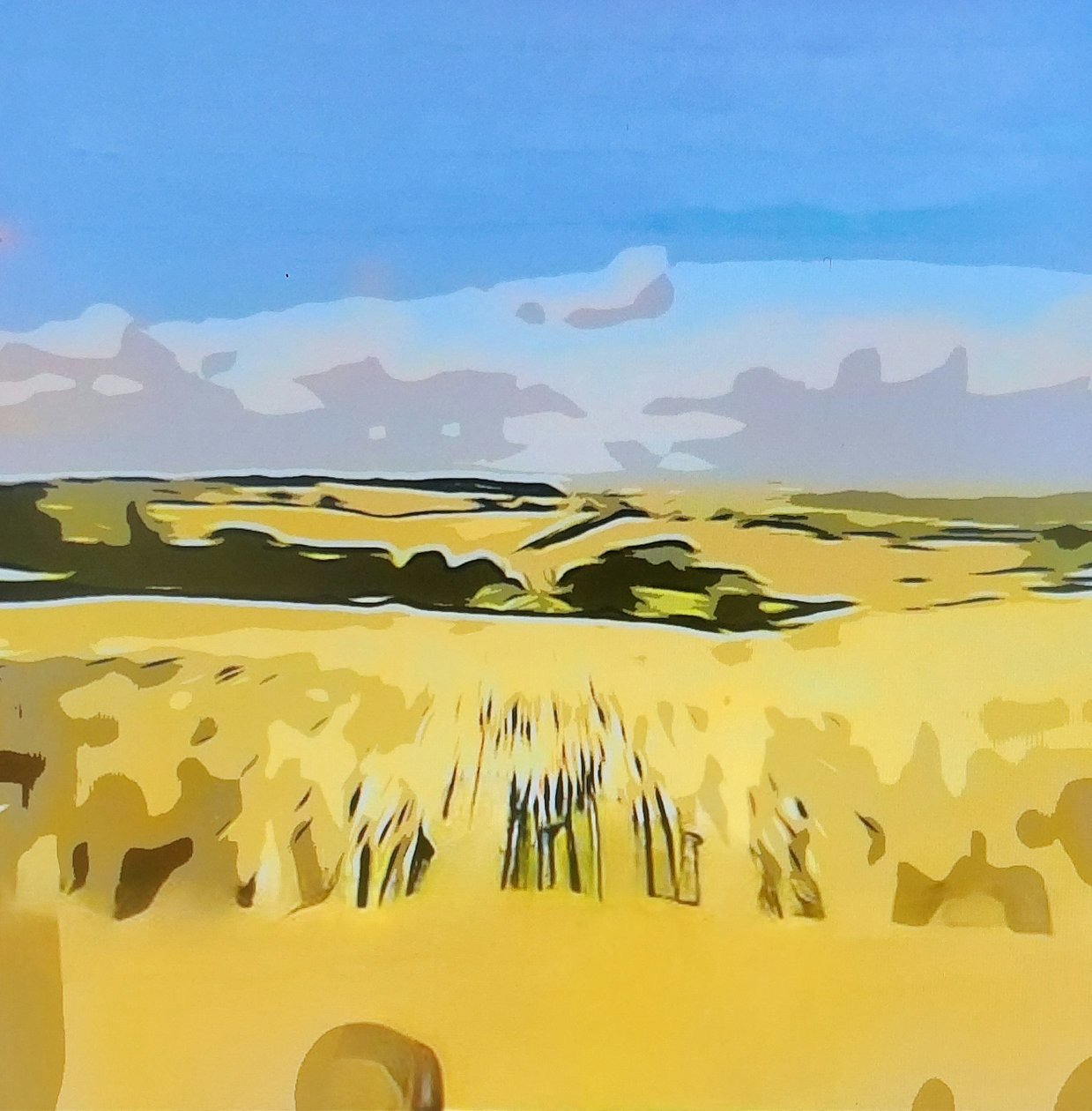 Digitale Landschaft 15 tekijältä M. Vet