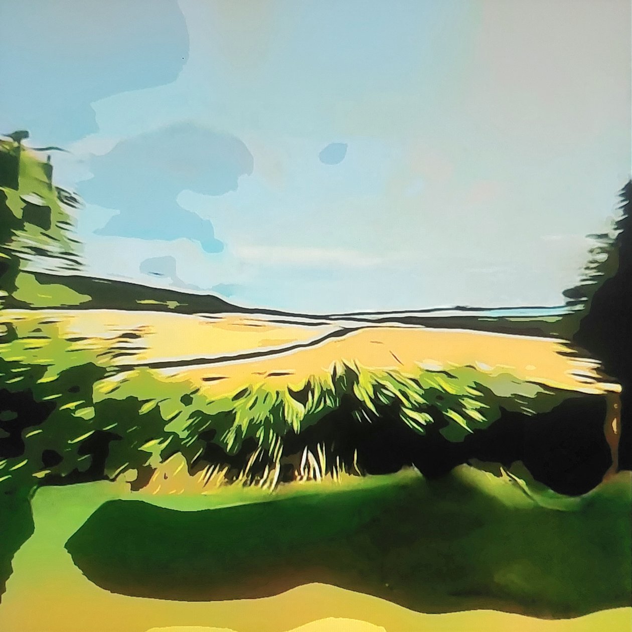 Digitale Landschaft 19 tekijältä M. Vet