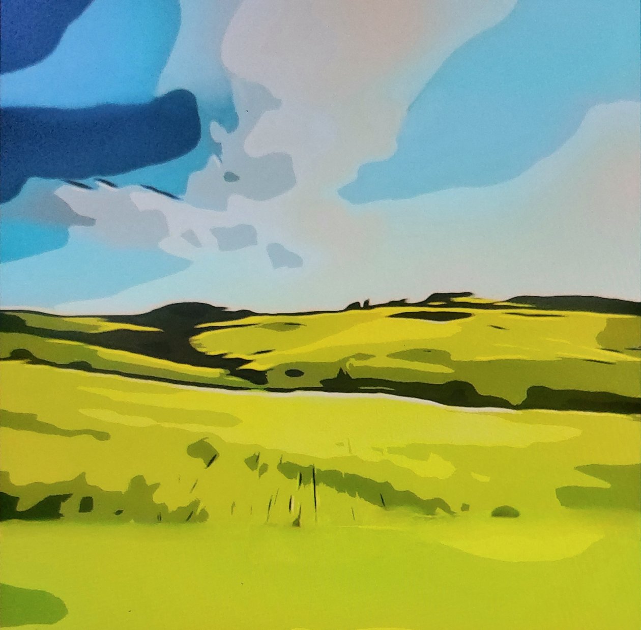 Digitale Landschaft 21 tekijältä M. Vet