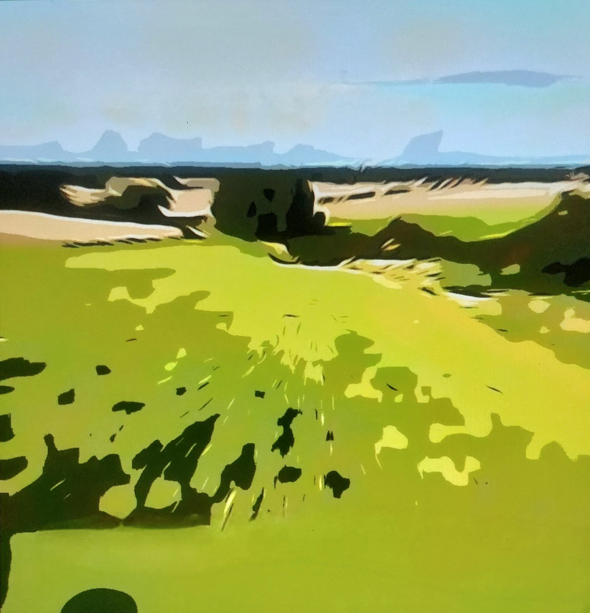 Digitale Landschaft 22 tekijältä M. Vet