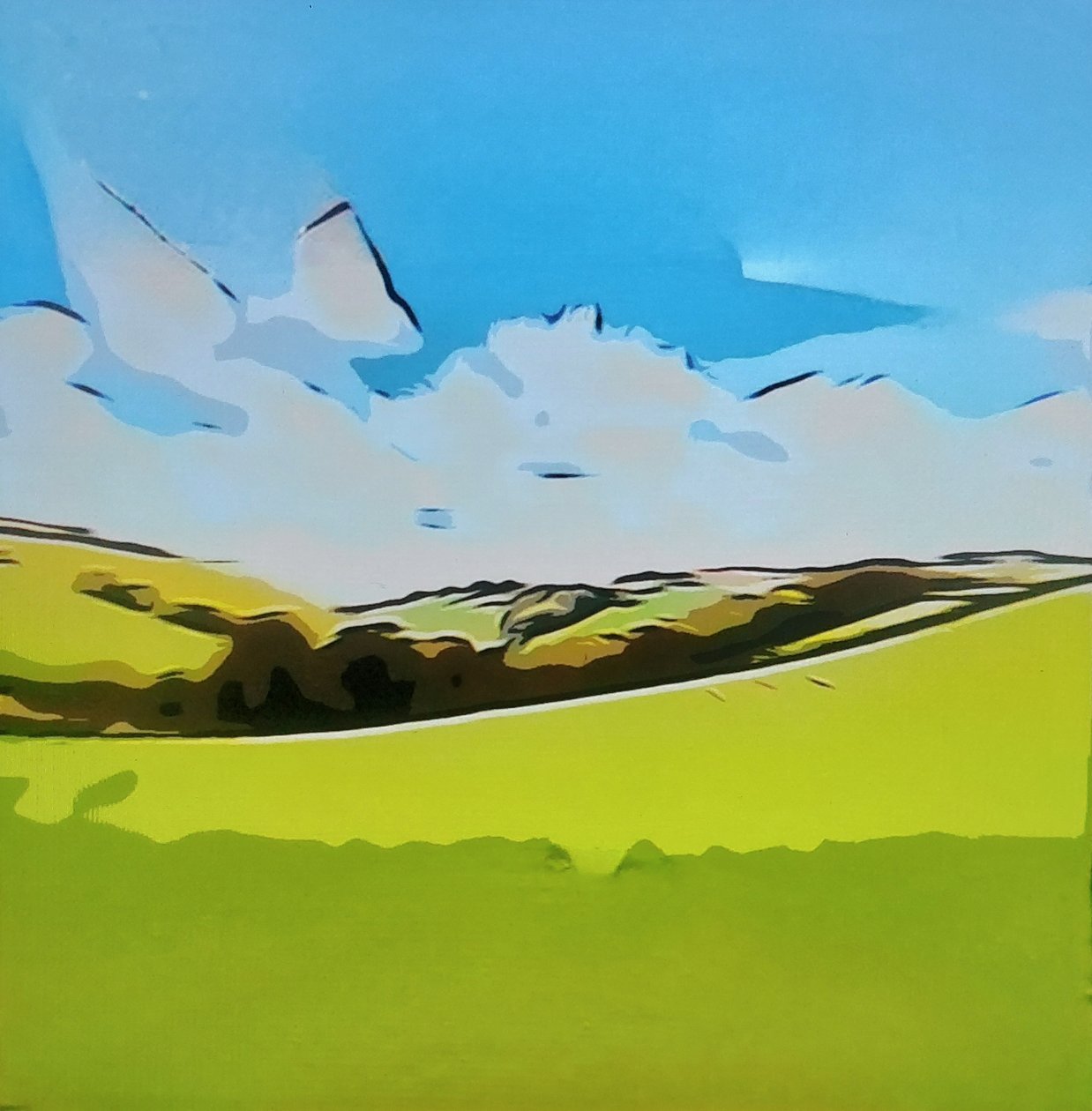 Digitale Landschaft 23 tekijältä M. Vet