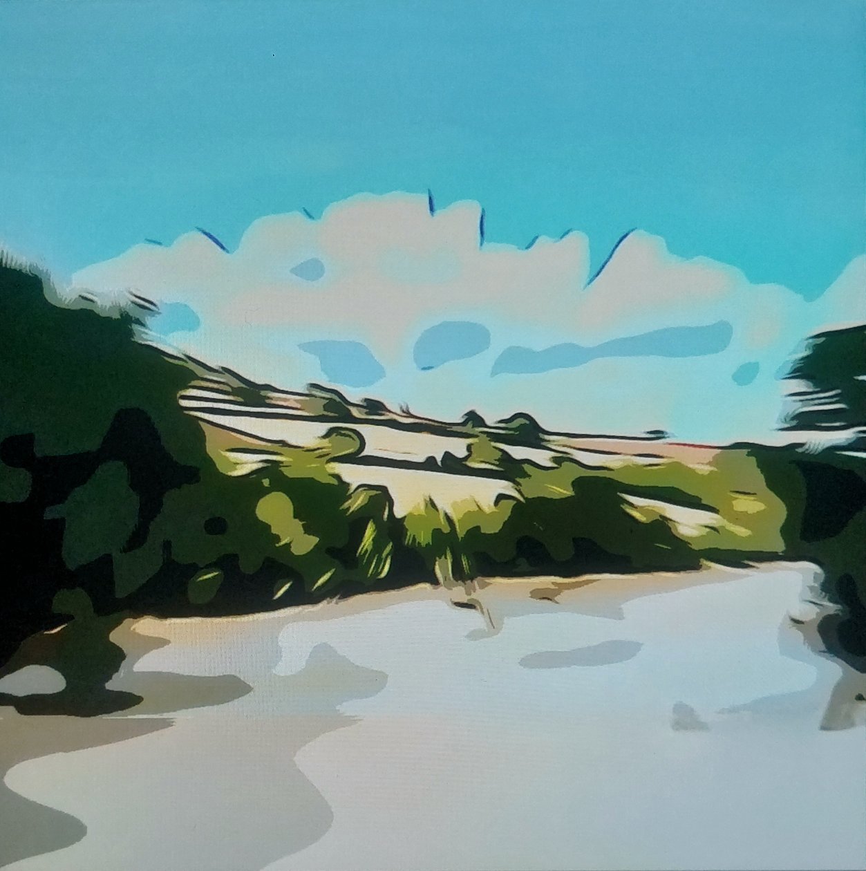 Digitale Landschaft 26 tekijältä M. Vet