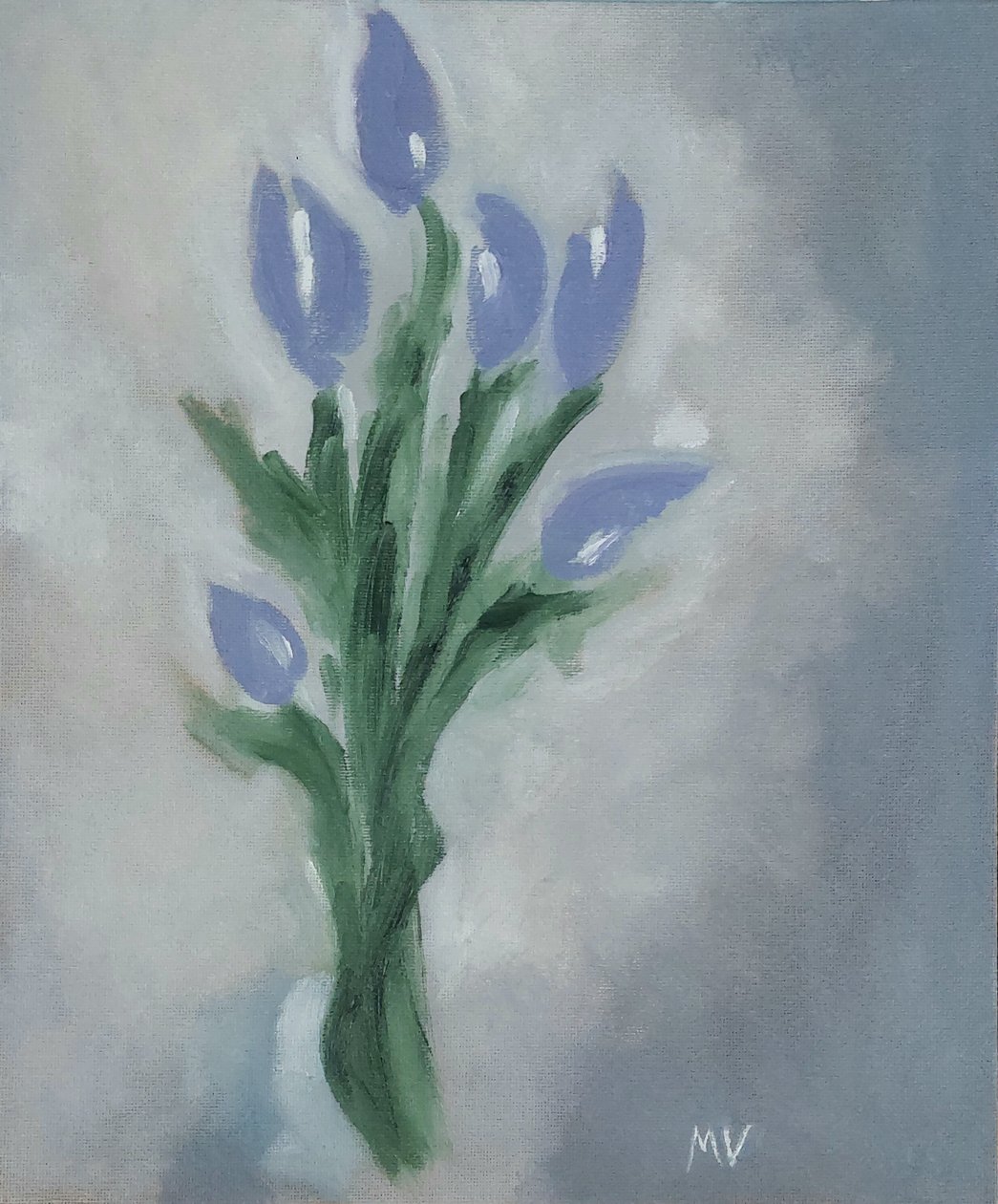 Liilat tulppaanit tekijältä M. Vet