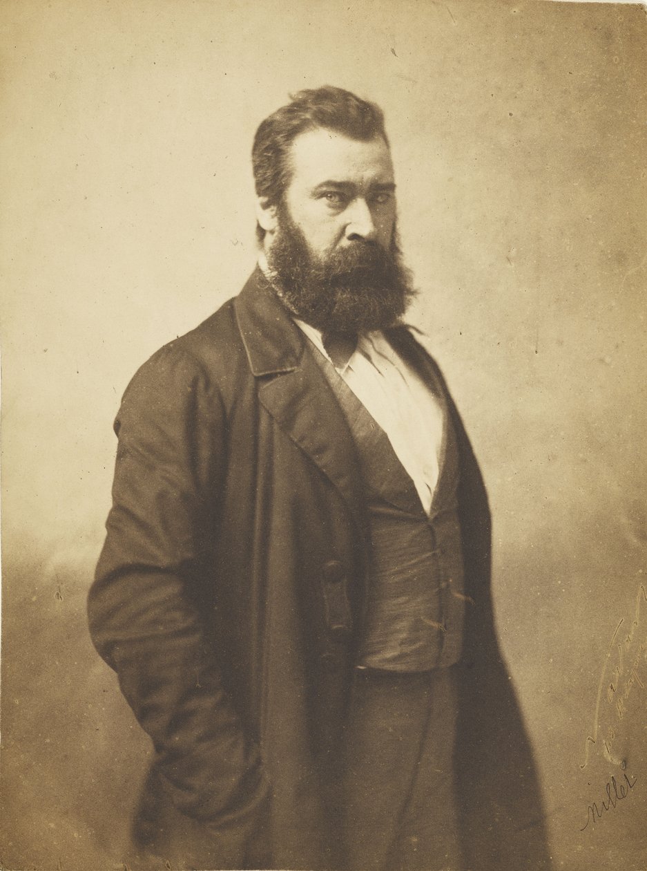Jean-François Millet, 1856-58 (suolapaperiprintit lasinegatiiveista) tekijältä Nadar