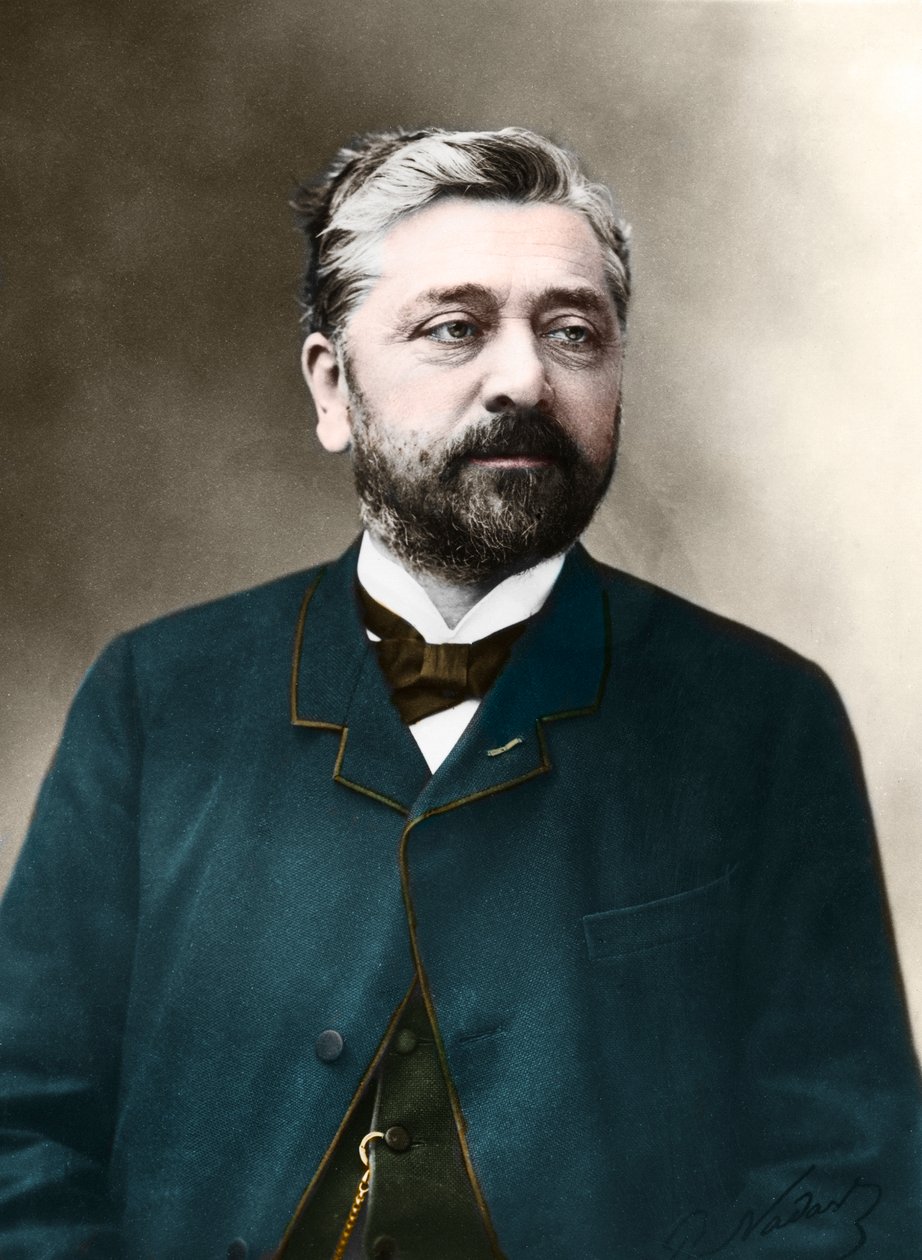 Gustav Eiffelin (1823-1923) ranskalaisen insinöörin muotokuva. tekijältä Nadar
