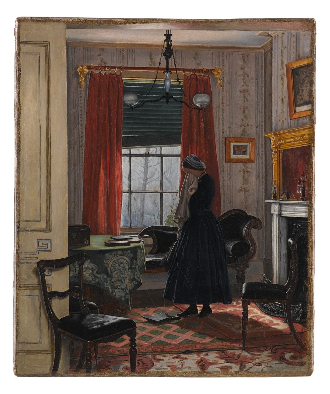 Ensimmäinen paikka, 1860 öljy kankaalle tekijältä A. Erwood