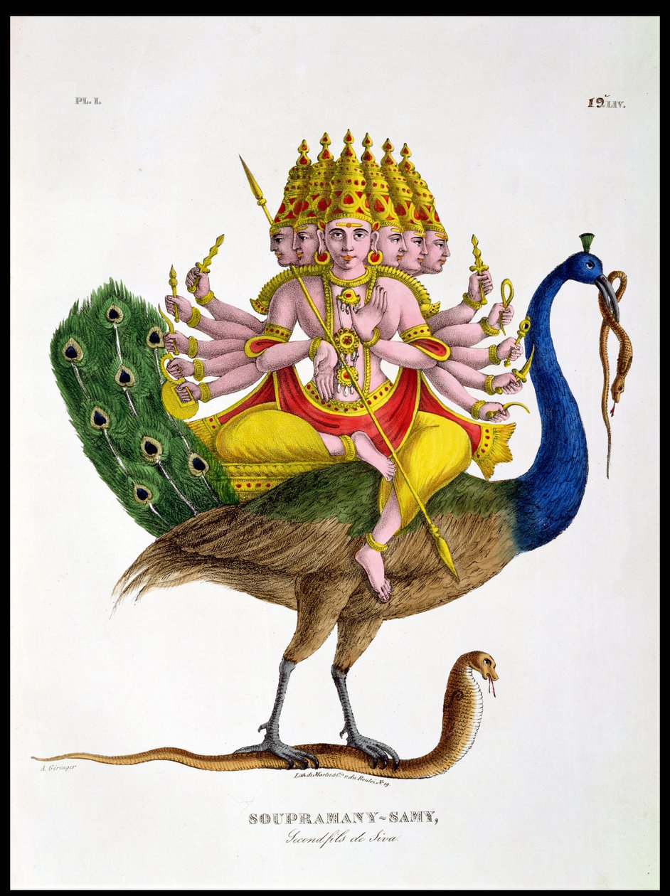 Skanda, kaiverrettu Marlet