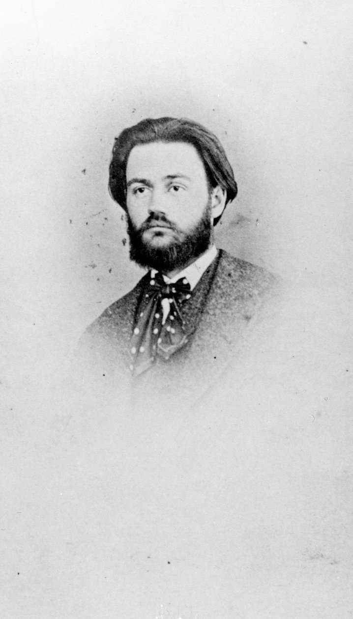 Emile Zola (1840-1902) 25-vuotiaana noin vuonna 1865. tekijältä A. Pinsard