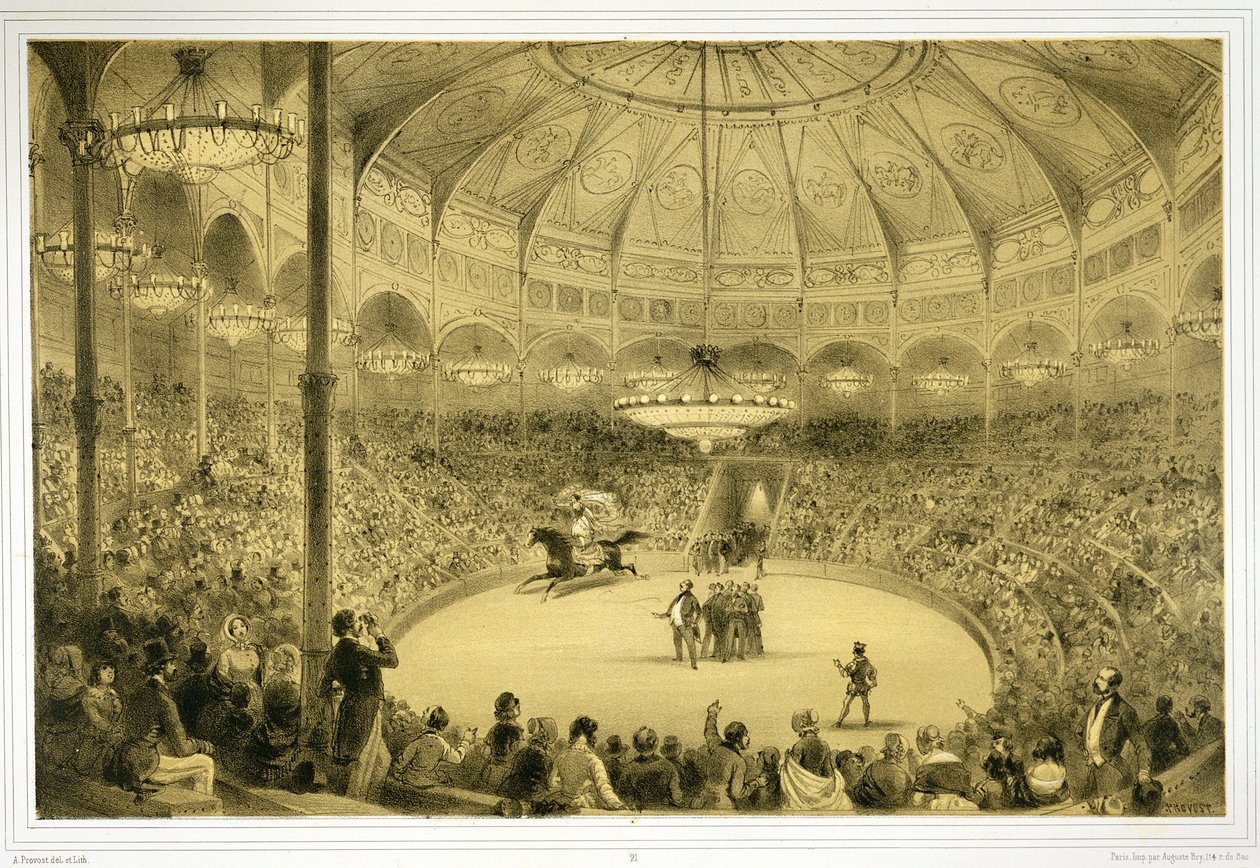 The National Circus, julkaisija Auguste Bry tekijältä A Provost