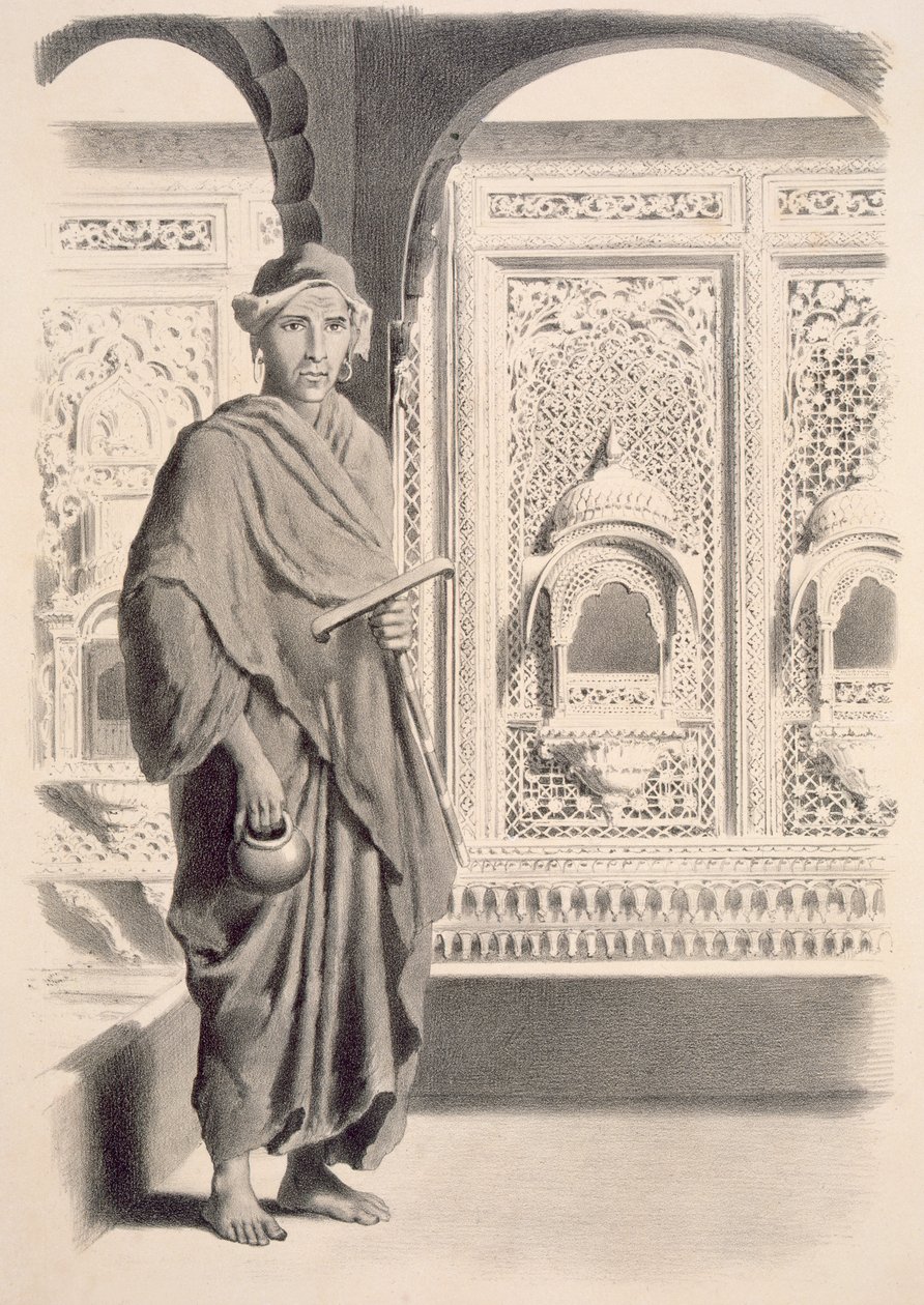 Rajputanan fakiiri, "Voyages in India" -pubista. kirjoittanut Smith, Elder und Co., 1858 tekijältä A. Soltykoff