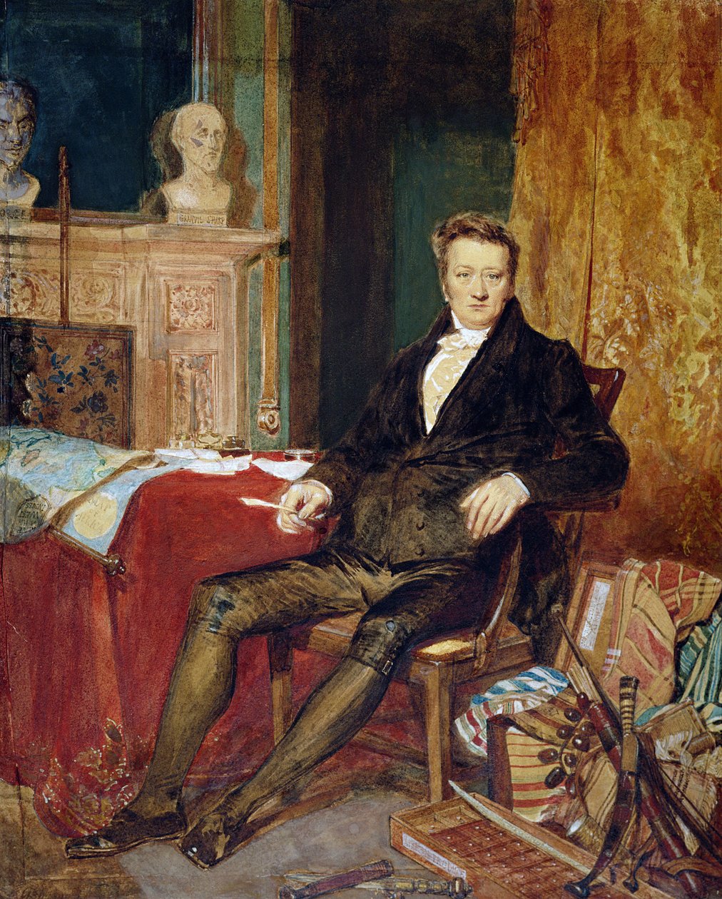Thomas Clarksonin (1760-1846) muotokuva (öljy kankaalle) tekijältä A.E. Chalons