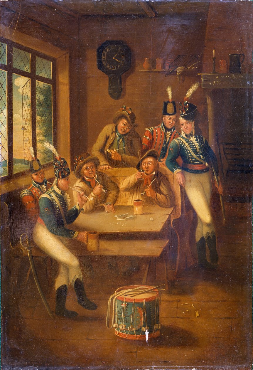 Rekrytointipuolue, 1805 tekijältä A.E. Eglington
