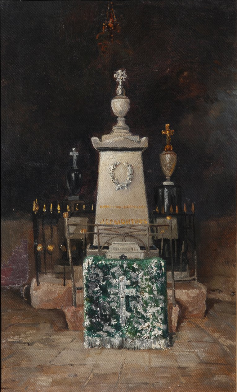 Lermontovin hautakivi Tarkhanyssa, 1883 tekijältä A.S. Mezentsov