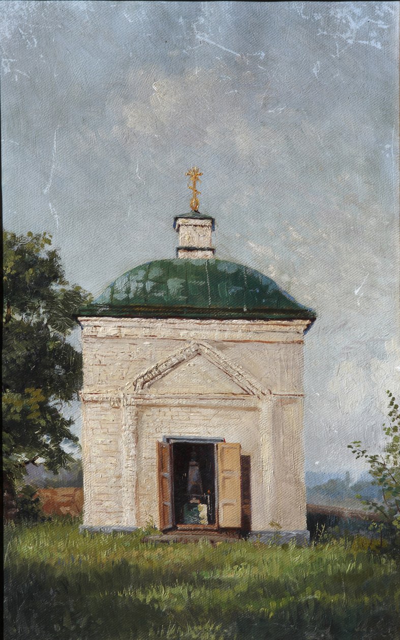 Mihail Lermontovin kryptakappeli Tarkhanyssa, 1883 tekijältä A.S. Mezentsov