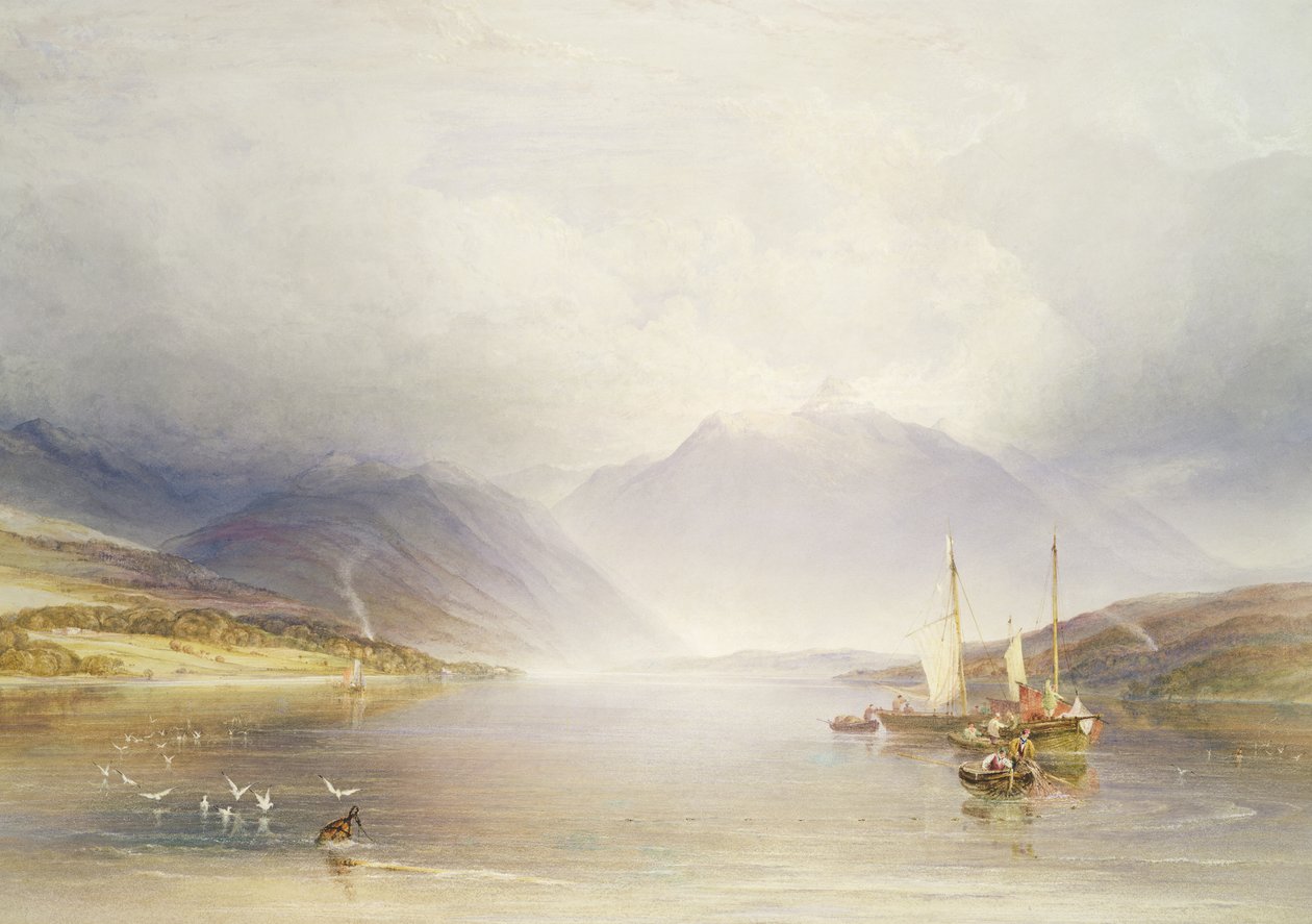 Loch Etive, Argyllshire tekijältä A.V. Copley Fielding