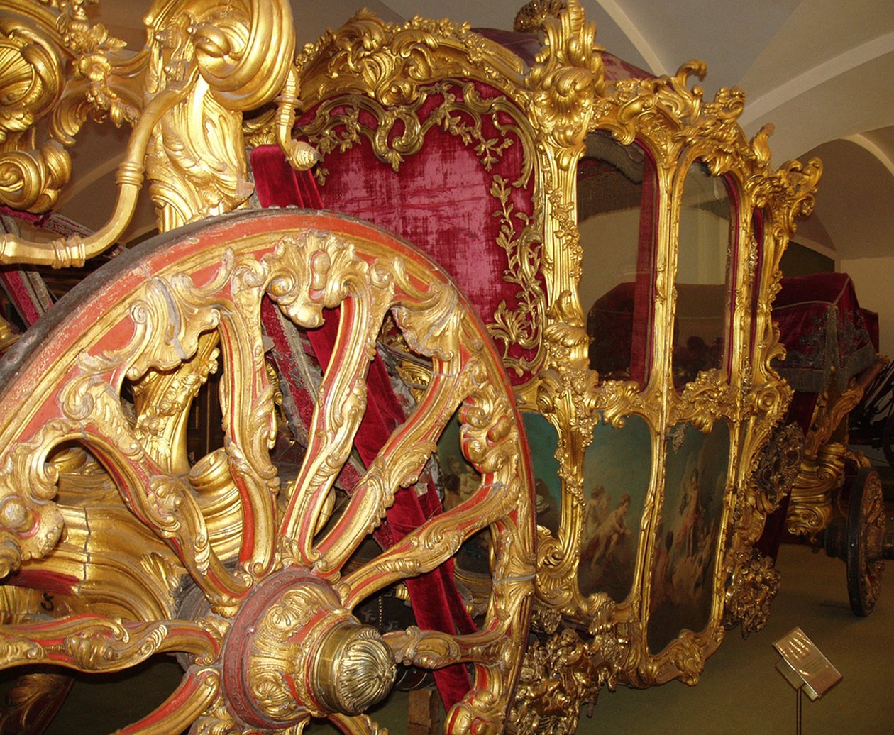 Keisarinna Elisabeth Petrovnas Royal Coach, 1754 tekijältä A. Drillerosse