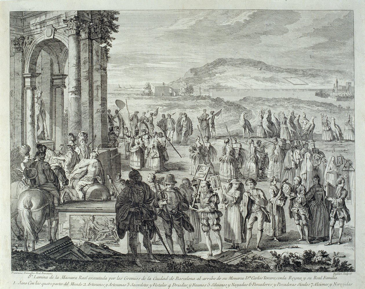 Processó de Janus, 1764 finlandès tekijältä A. J. De Fehrt