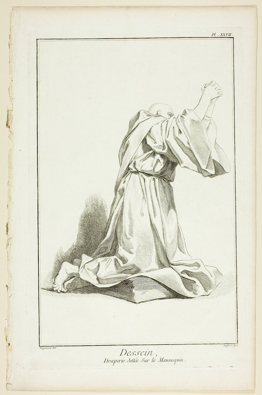 Disseny: Drapery Arranged On a Model, d