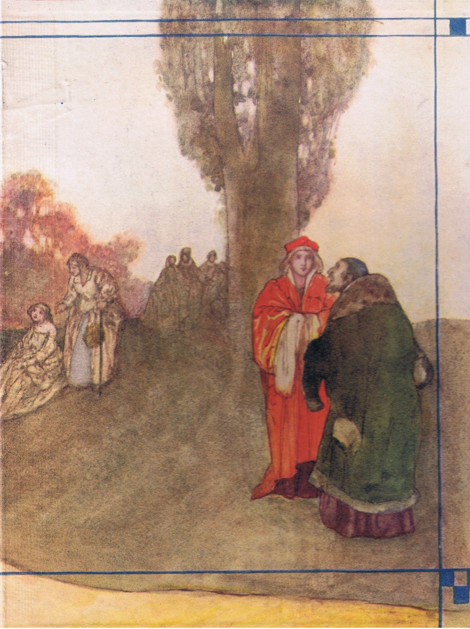 Kannen sisäpuoli, Tales from Shakespeare -pub. kirjoittanut Ward Lock & Co Ltd, 1930-40-luvut tekijältä A. Jackson