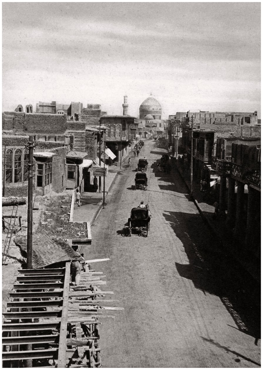 Katu Bagdadissa, Irakissa, 1925 tekijältä A. Kerim