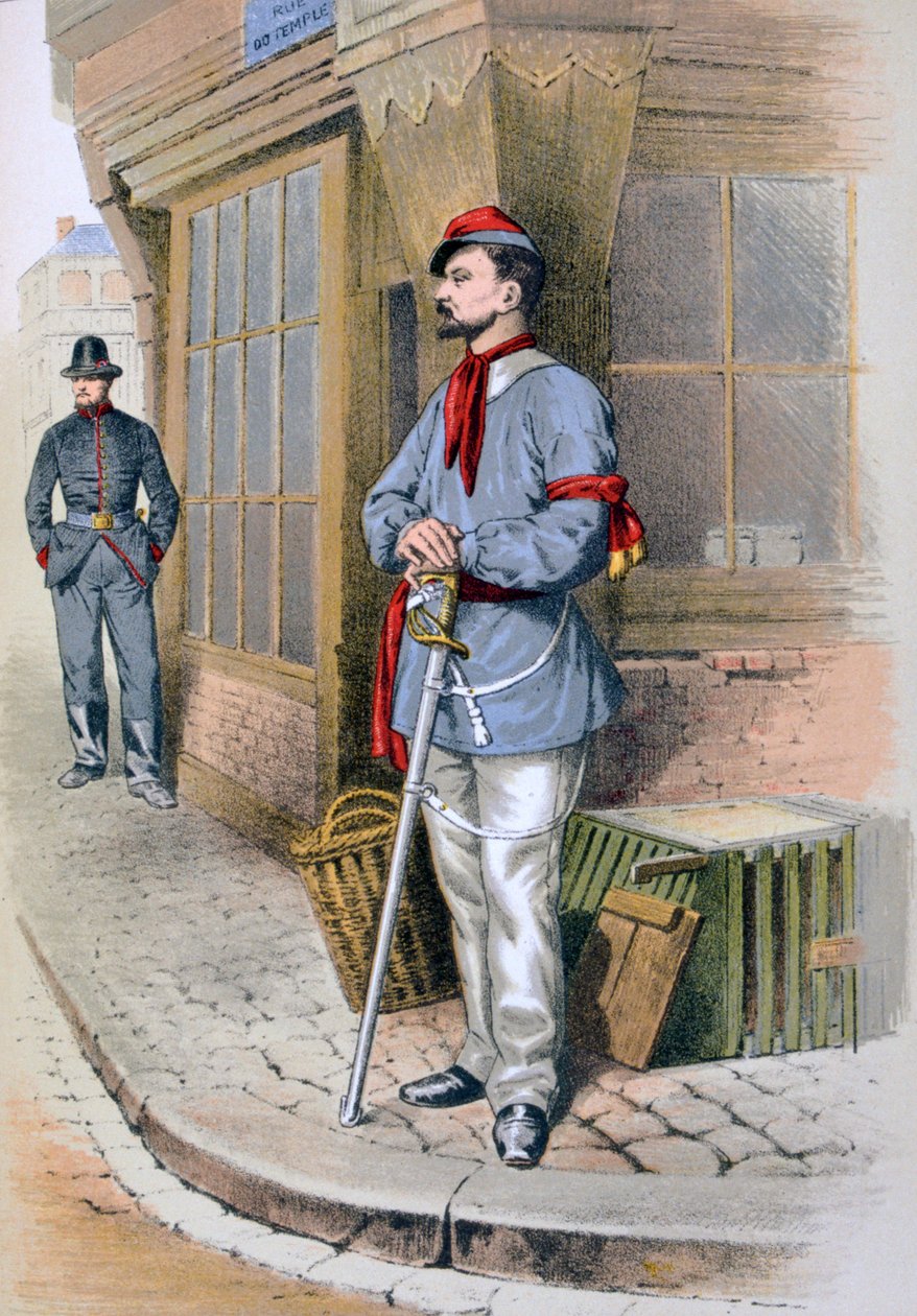 Pariisin kansalaiskaarti, 1887 tekijältä A. Lemercier
