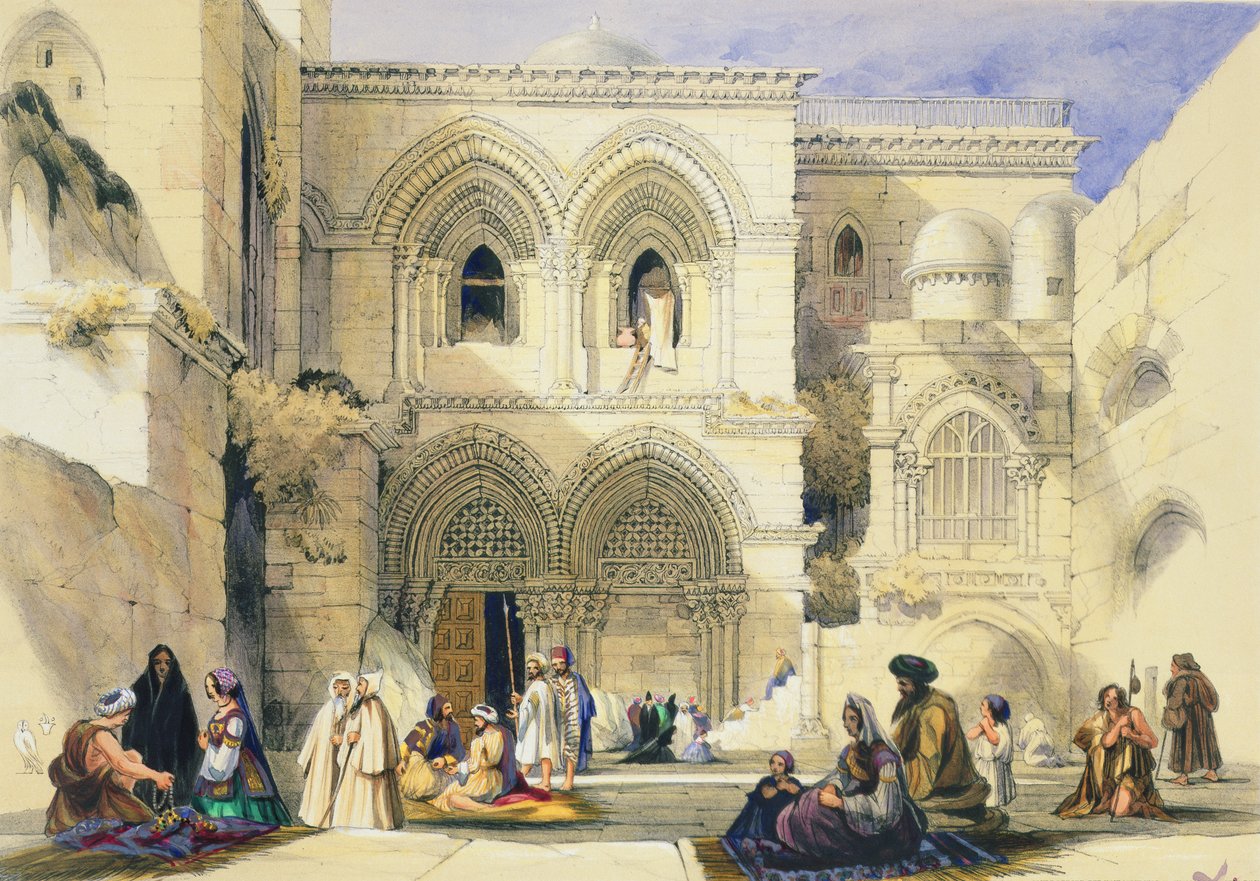 Pyhä hauta Jerusalemissa tekijältä A. Margaretta Burr