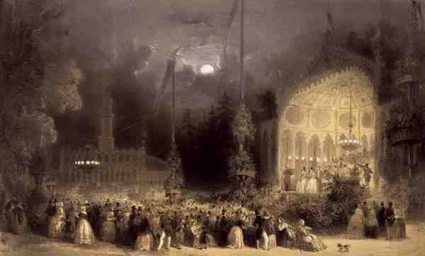 Chateau des Fleurs, Champs Elysees, painaja Auguste Bry (litho) tekijältä A Provost