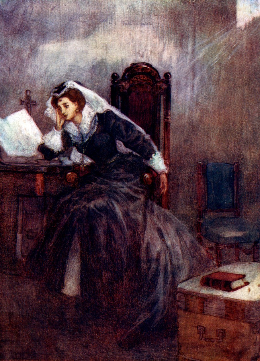 Yhdeksäntoista vuoden ajan tätä köyhää kuningatarta pidettiin vankilassa, 1500-luvulla 1905. tekijältä A. S. Forrest