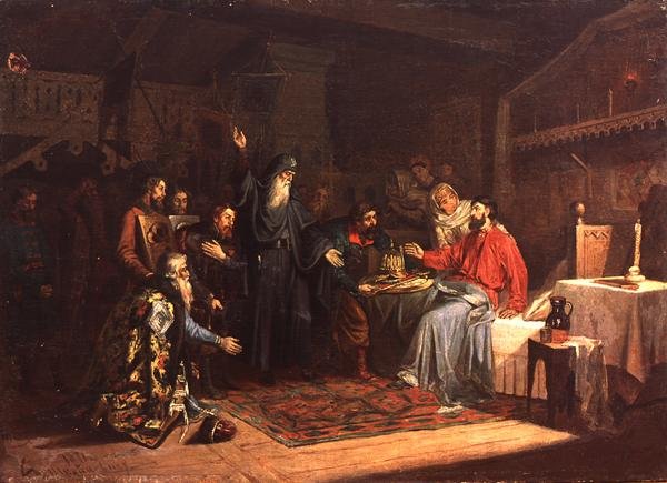 Prinssi Posharskyn kutsuminen johtamaan Moskovan vapauttamista puolalaisista vuonna 1616 tekijältä A. Shvaykevich