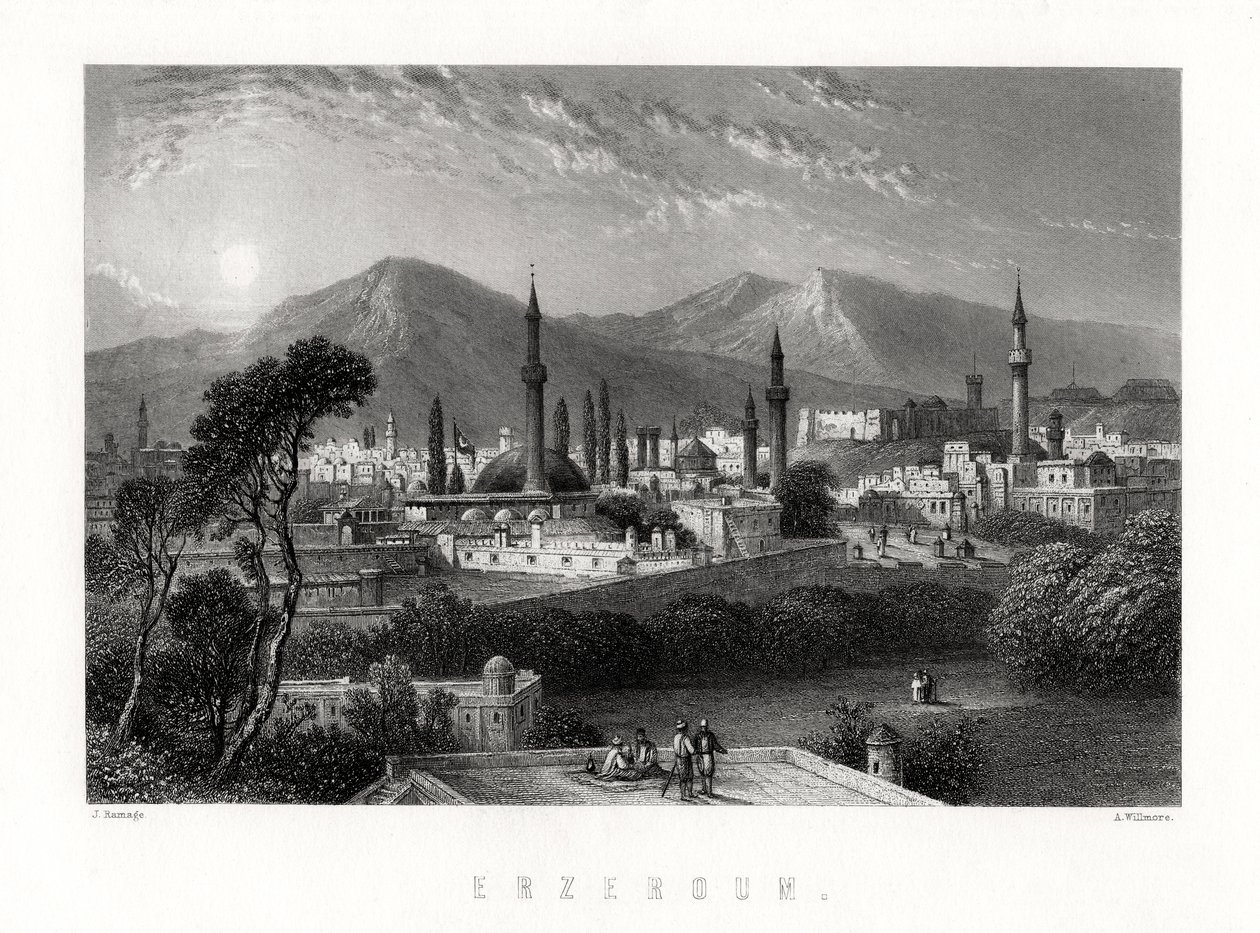 Erzurum, Turkki, 1883 tekijältä A. Willmore