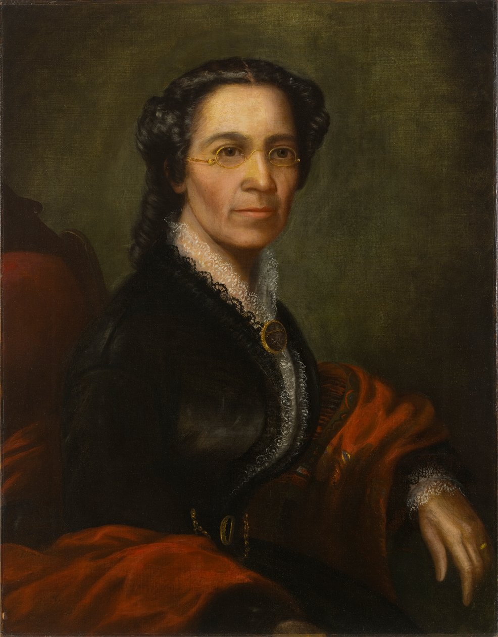 Rouva John Jonesin muotokuva, n. 1865 tekijältä Aaron E. Darling