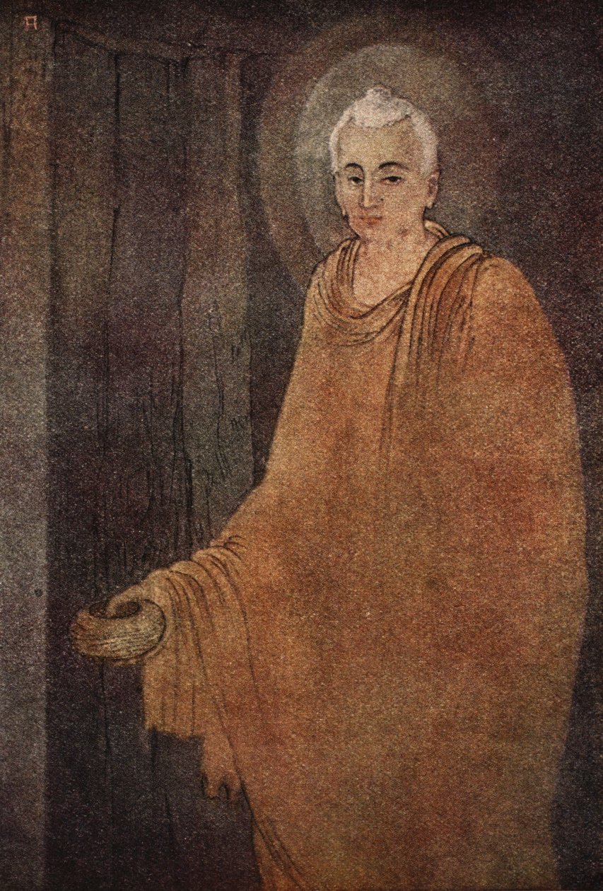 Buddha pettäjänä, kuva sisar Niveditan ja Ananda Coomaraswamyn "Myyteistä hinduista ja buddhalaisista" tekijältä Abanindranath Tagore