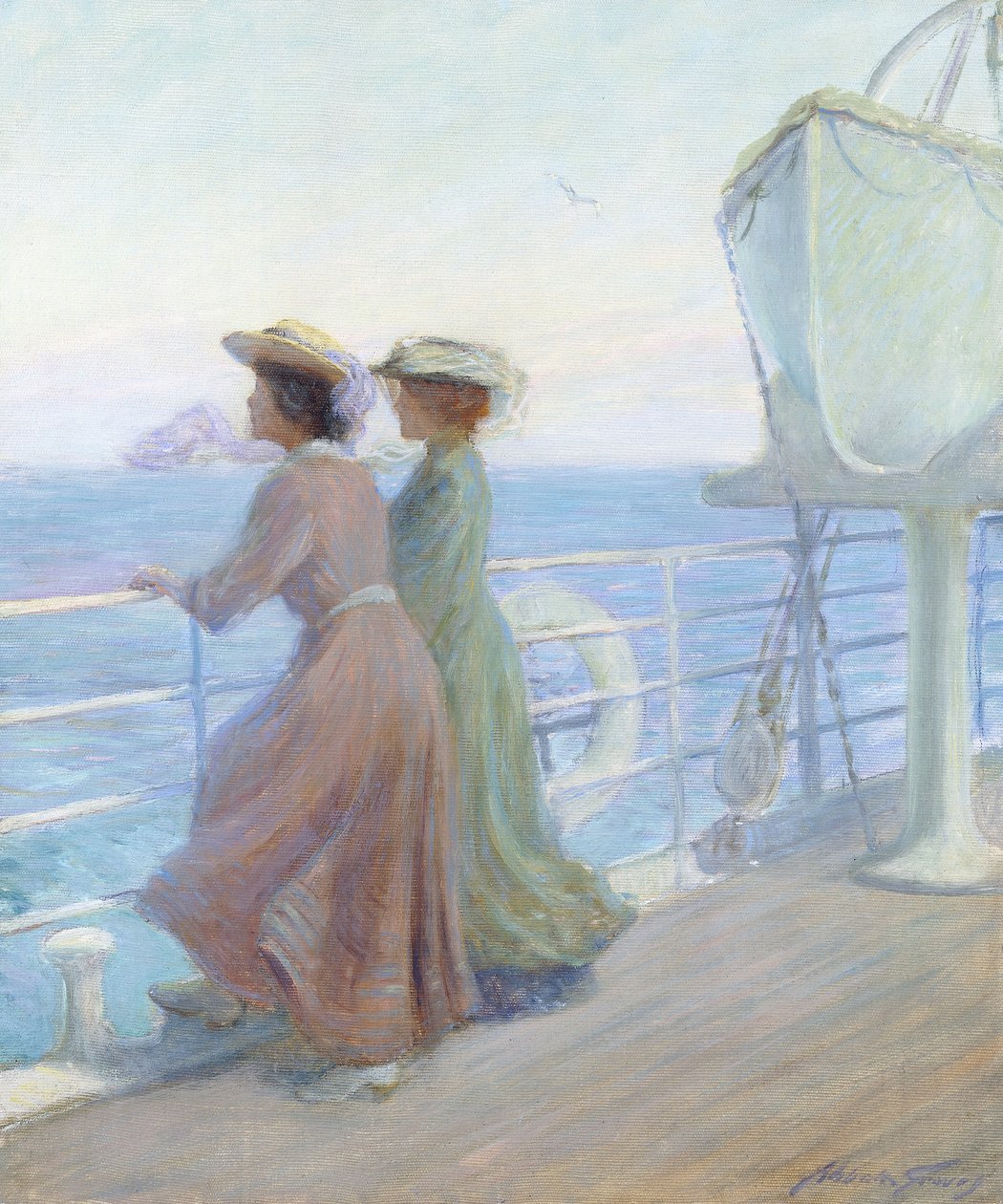 Lähellä kotia, n. 1905 (öljy kankaalle) tekijältä Abbott Fuller Graves