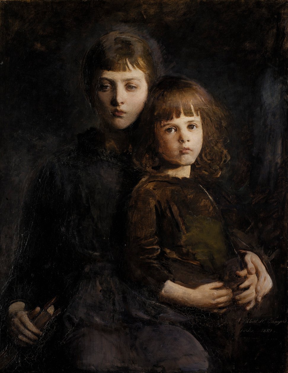 Veli ja sisar (Mary ja Gerald Thayer) tekijältä Abbott Handerson Thayer