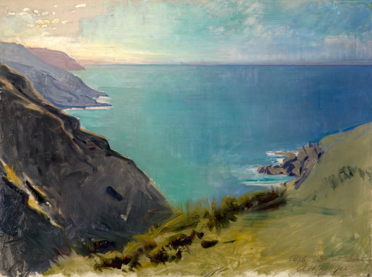 Cornish Headlands, 1898. tekijältä Abbott Handerson Thayer