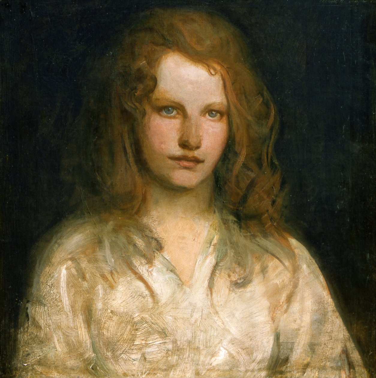 Margaret MacKittrick, n. 1903 (öljy kankaalle) tekijältä Abbott Handerson Thayer