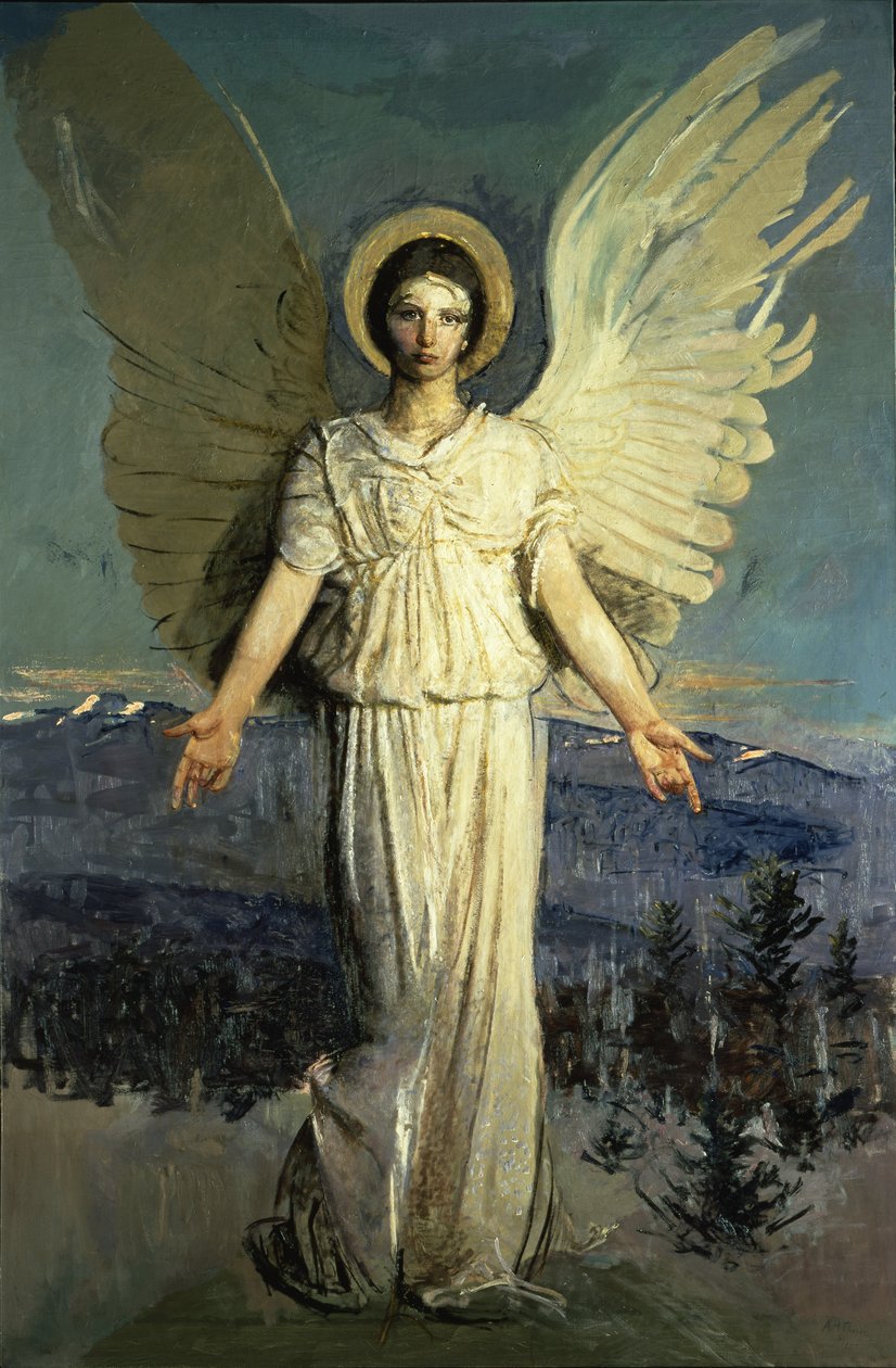 Monadnock Angel, 1920-21 tekijältä Abbott Handerson Thayer