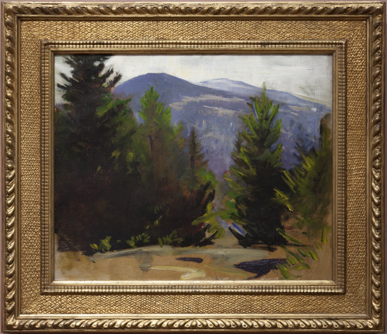 Luonnos Monadnock-vuoresta, 1897 tekijältä Abbott Handerson Thayer
