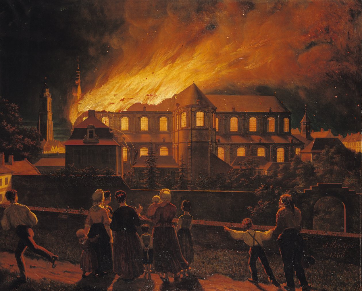 Tuli Cambrain katedraalissa, 9. syyskuuta 1859 tekijältä Abel Berger