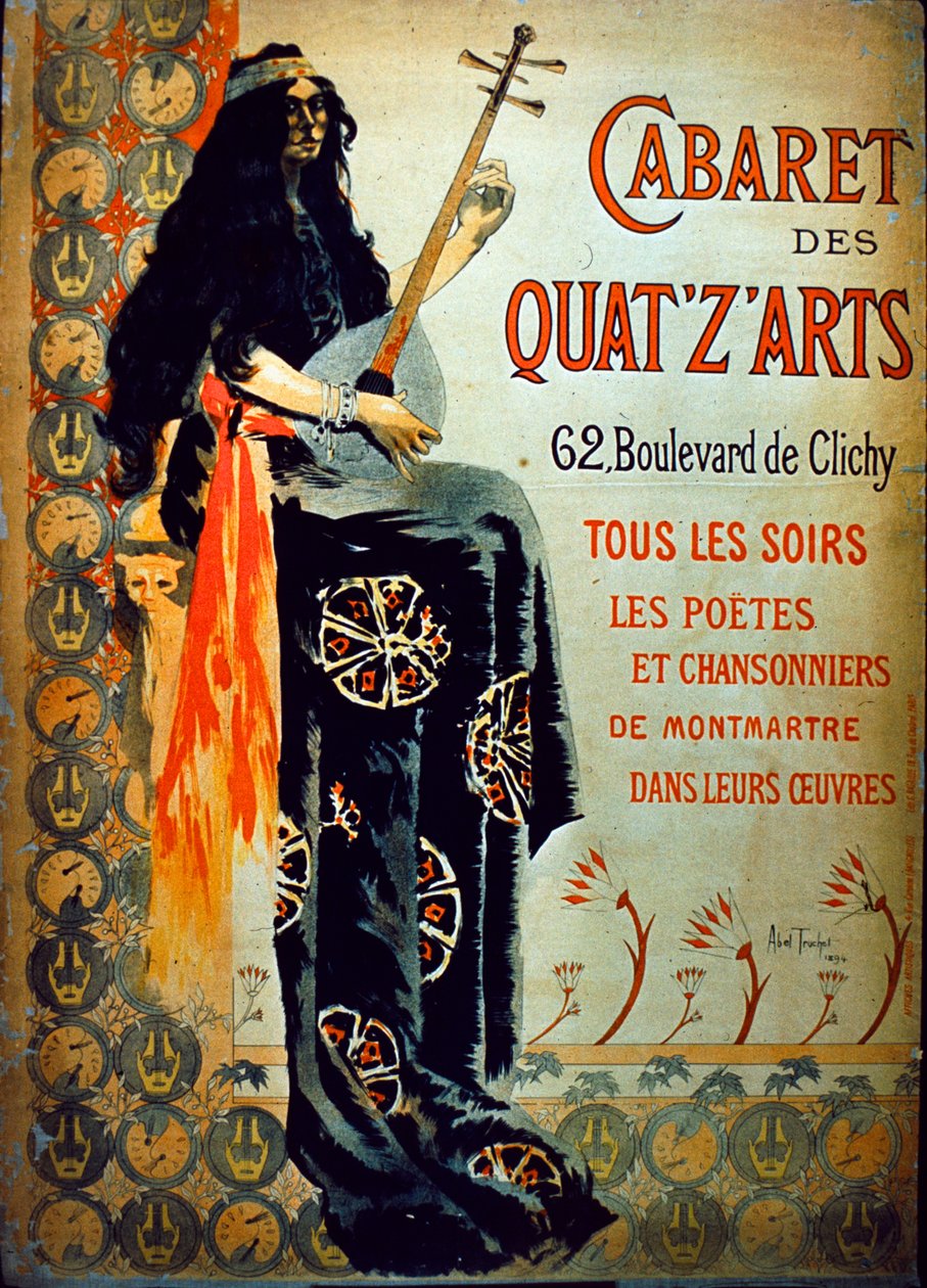 Cabaret des Quat'z'Arts, 1894 tekijältä Abel Truchet